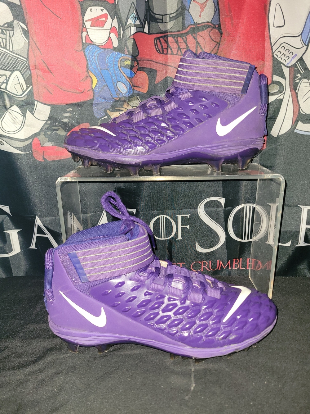 Nike Force Savage Pro 2 Cleats with White Swoosh
